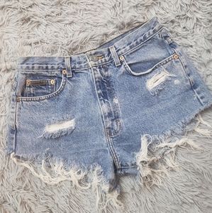 VINTAGE | Highwaisted C.K. Denim Shorts!
